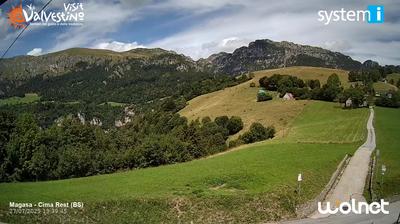 immagine della webcam nei dintorni di Molina di Ledro: webcam Magasa