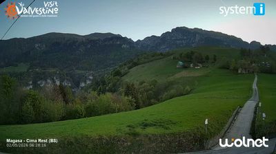 immagine della webcam nei dintorni di Molina di Ledro: webcam Magasa