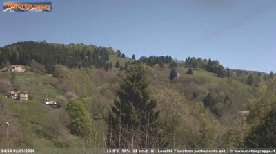 immagine della webcam nei dintorni di Lamon: webcam Cismon del Grappa