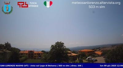immagine della webcam nei dintorni di Bolsena: webcam San Lorenzo Nuovo