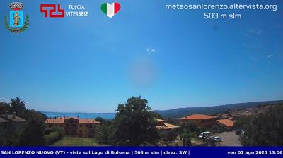 immagine della webcam nei dintorni di Soriano nel Cimino: webcam San Lorenzo Nuovo