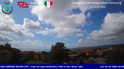 immagine della webcam nei dintorni di Gradoli: webcam San Lorenzo Nuovo