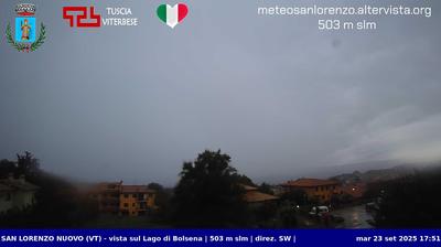 immagine della webcam nei dintorni di Soriano nel Cimino: webcam San Lorenzo Nuovo