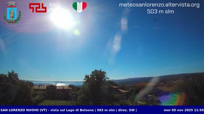 immagine della webcam nei dintorni di Ischia di Castro: webcam San Lorenzo Nuovo