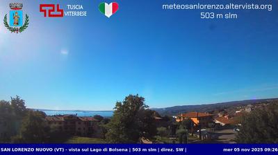 immagine della webcam nei dintorni di Vitorchiano: webcam San Lorenzo Nuovo