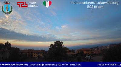 immagine della webcam nei dintorni di Soriano nel Cimino: webcam San Lorenzo Nuovo