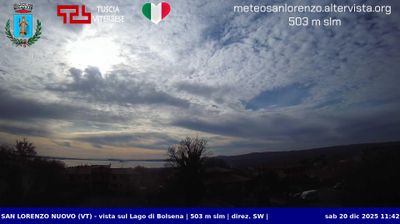 immagine della webcam nei dintorni di Viterbo: webcam San Lorenzo Nuovo