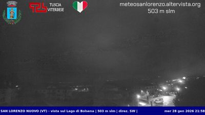 immagine della webcam nei dintorni di Soriano nel Cimino: webcam San Lorenzo Nuovo