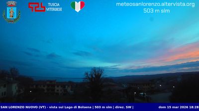 immagine della webcam nei dintorni di Valentano: webcam San Lorenzo Nuovo