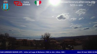 immagine della webcam nei dintorni di Soriano nel Cimino: webcam San Lorenzo Nuovo