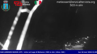 immagine della webcam nei dintorni di Bolsena: webcam San Lorenzo Nuovo