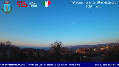 immagine della webcam nei dintorni di Gradoli: webcam San Lorenzo Nuovo