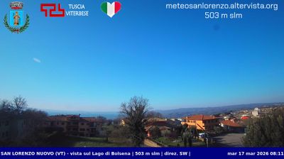 immagine della webcam nei dintorni di Gradoli: webcam San Lorenzo Nuovo