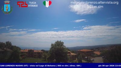immagine della webcam nei dintorni di Castel Viscardo: webcam San Lorenzo Nuovo