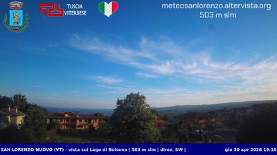 immagine della webcam nei dintorni di Valentano: webcam San Lorenzo Nuovo