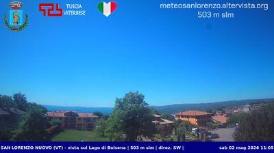 immagine della webcam nei dintorni di Capodimonte: webcam San Lorenzo Nuovo