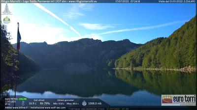 Preview delle webcam di Corniglio › Est: Rifugio Lago Santo