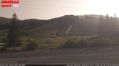 immagine della webcam nei dintorni di Rocca di Botte: webcam Monte Livata
