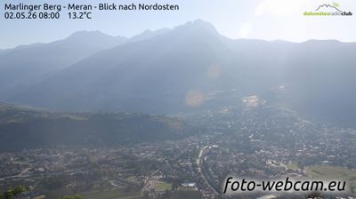 immagine della webcam nei dintorni di Senales Ski: webcam Marlengo