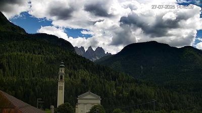 immagine della webcam nei dintorni di Cima Sappada: webcam Domegge di Cadore