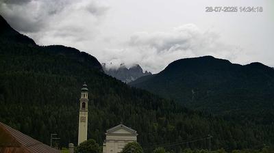 immagine della webcam nei dintorni di Monte Faloria: webcam Domegge di Cadore