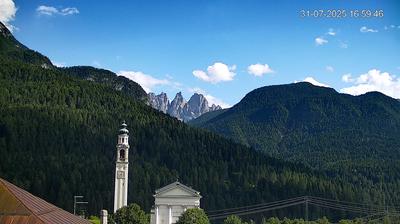 immagine della webcam nei dintorni di San Nicolò di Comelico: webcam Domegge di Cadore