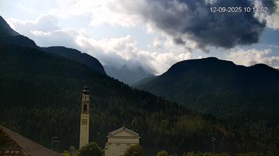 immagine della webcam nei dintorni di Comelico Superiore: webcam Domegge di Cadore