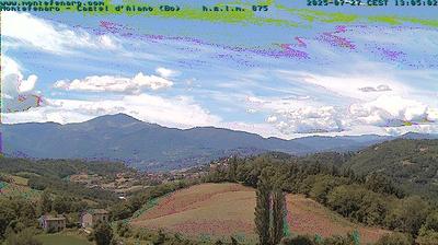 immagine della webcam nei dintorni di Castelvetro di Modena: webcam Castel d'Aiano