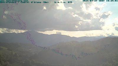 immagine della webcam nei dintorni di Montepiano: webcam Castel d'Aiano