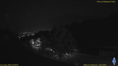 immagine della webcam nei dintorni di Castello Tesino: webcam Pedavena