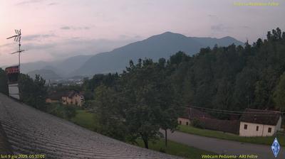 immagine della webcam nei dintorni di San Gregorio nelle Alpi: webcam Pedavena