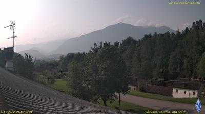 immagine della webcam nei dintorni di Valdobbiadene: webcam Pedavena