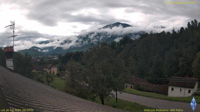 immagine della webcam nei dintorni di San Gregorio nelle Alpi: webcam Pedavena