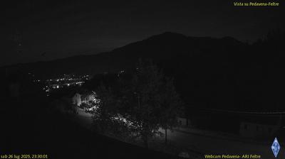 immagine della webcam nei dintorni di Cismon del Grappa: webcam Pedavena