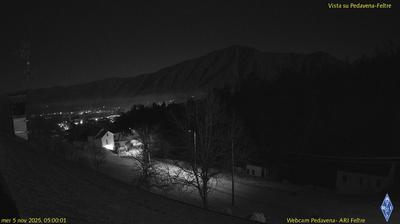 immagine della webcam nei dintorni di Valdobbiadene: webcam Pedavena