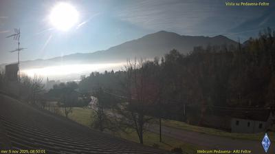 immagine della webcam nei dintorni di Cismon del Grappa: webcam Pedavena