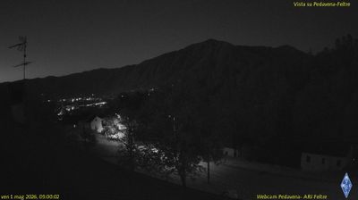 immagine della webcam nei dintorni di Passo di Gobbera: webcam Pedavena
