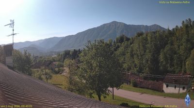 immagine della webcam nei dintorni di San Gregorio nelle Alpi: webcam Pedavena