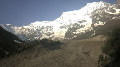 Preview delle webcam di Macugnaga › Sud-Ovest: Ghiacciaio del belvedere - Monte Rosa