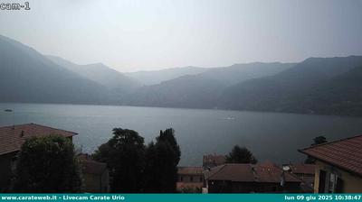 immagine della webcam nei dintorni di Moltrasio: webcam Carate Urio