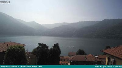 immagine della webcam nei dintorni di Sormano: webcam Carate Urio