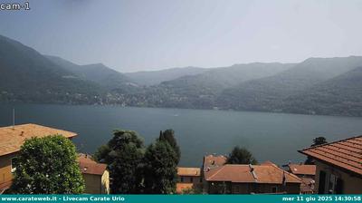 immagine della webcam nei dintorni di Sormano: webcam Carate Urio