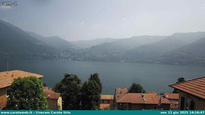 immagine della webcam nei dintorni di Lanzo d'Intelvi: webcam Carate Urio
