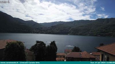 immagine della webcam nei dintorni di Moltrasio: webcam Carate Urio