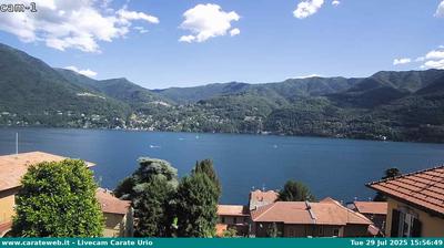 immagine della webcam nei dintorni di Lanzo d'Intelvi: webcam Carate Urio
