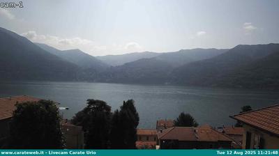 immagine della webcam nei dintorni di Brunate: webcam Carate Urio