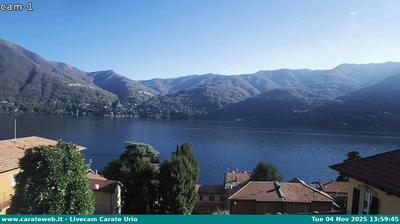 immagine della webcam nei dintorni di Brunate: webcam Carate Urio