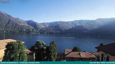 immagine della webcam nei dintorni di Lanzo d'Intelvi: webcam Carate Urio