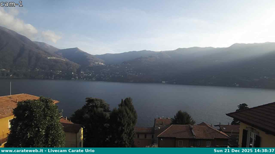immagine della webcam nei dintorni di Lanzo d'Intelvi: webcam Carate Urio