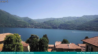 immagine della webcam nei dintorni di Sormano: webcam Carate Urio